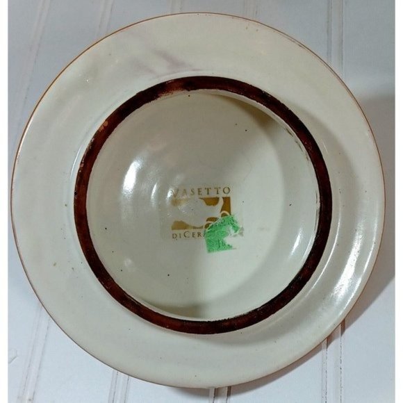 Intrada Toscana Lion Fleur de Lys Crest Cookie Biscotti Jar Vase … - Picture 13 of 14